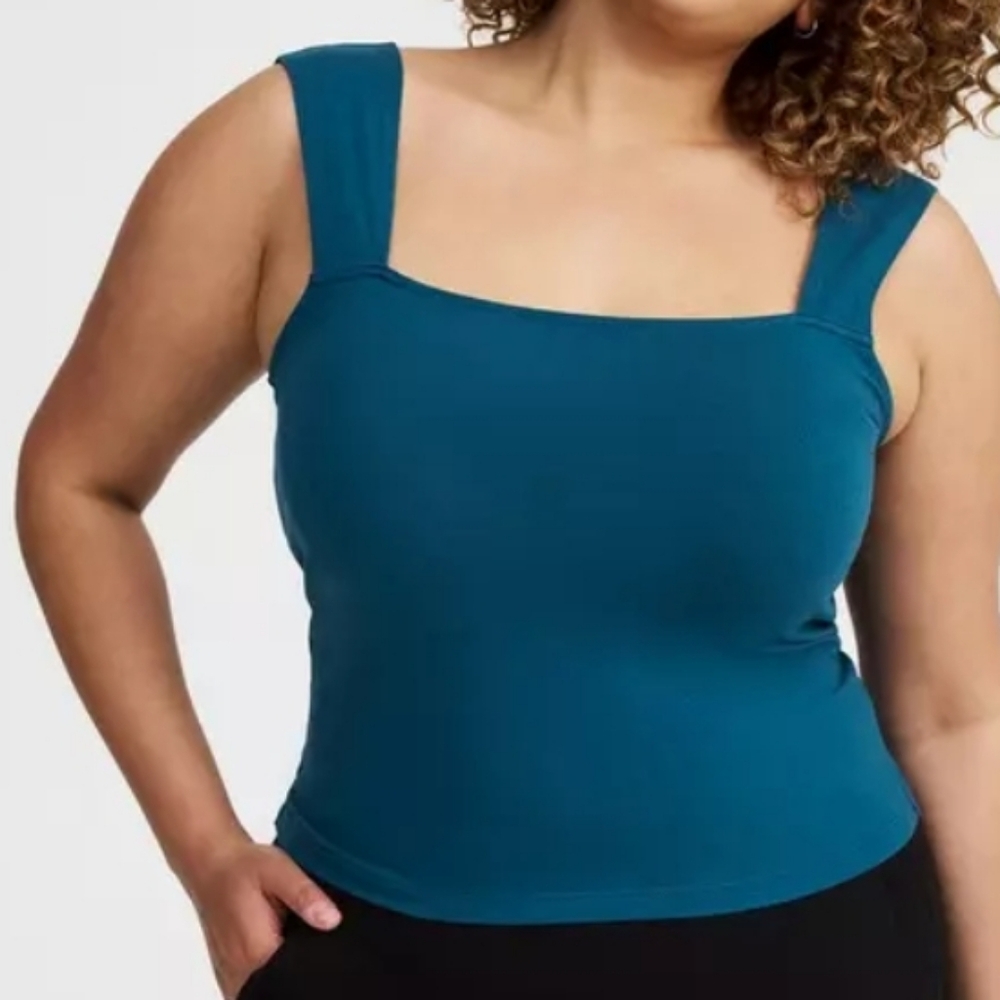 🎱 NWT Torrid Foxy Square Neck Crop Tank - Plus Size 3X